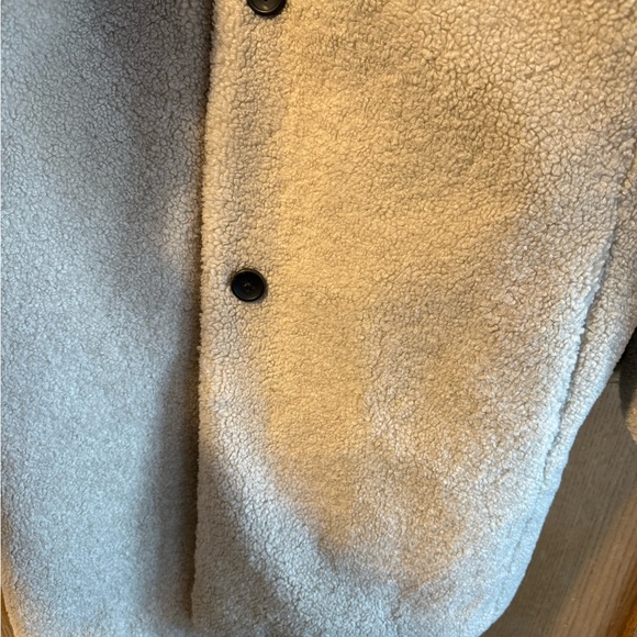 Daily Ritual Cream Teddy Jacket - Picture 3 of 4